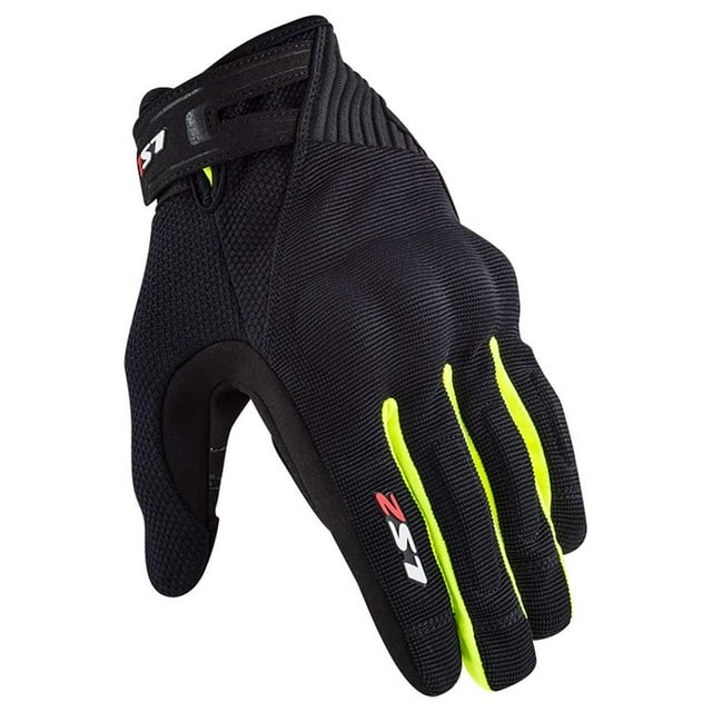 Guantes LS2 Helmets Dart 2 Amarillo Negro para Hombre Mujer