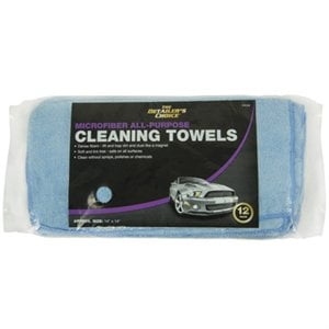 Microfiber Cleaning Cloths, 14 x 14-In., 12-Pk. -3-5128