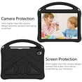 thumbnail image 2 of Nalacover Kids Case For iPad 10th Generation 10.9 inch,Stylish Kids Friendly Lightweight EVA Foam Rubber Hybrid Bumper Kickstand Shockproof Convertible Handle Protective Cover,Black, 2 of 7