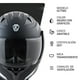 thumbnail image 5 of Casco para Motocicleta VENTO Exoskeleton GCT 180 XL, 5 of 7