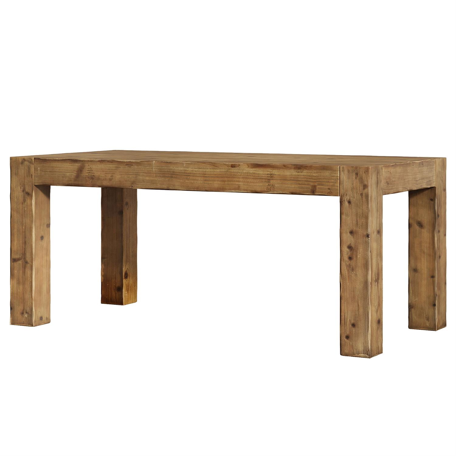 Demi Bonn 62" Solid Wood Executive Desk, Spacious Large Table for Home Office, Durable & Stylish Office Desk, Brown