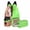 Green, variant on URSOFINE Sports Backpack with Wet & Toiletry Bags, 17" Breathable Mesh Drawstring Gym Bag for Men Women, Daypack for Swimming, Basketball, Beach, Workout, Hiking & Travel