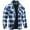 Black, variant on Fancifize Men's Quilted Lined Flannel Shirt Jacket Big&Tall Long Sleeve Outdoor Plaid Outerwear 2024 Fall Winter Warm Padded Coat