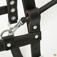 thumbnail image 5 of HILASON Guide Dog Harness Brown Padded Genuine Leather with Handle | Adjustable Straps for Training Breathable Therapy, 5 of 7
