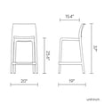thumbnail image 2 of Lagoon Rue Resin Stackable Counter Stool Set of 2, 2 of 5