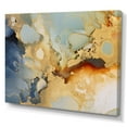 thumbnail image 2 of Designart "Brown Luxury Abstract Fluid Art I" Abstract Liquid Ink Wall Art Prints, 2 of 7