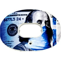 Battle Sports - "Blue Strips" Oxygen Football Mouthguard