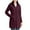 Burgundy, variant on TFEOQRY Padded Coats Parkas for Women Solid Color Pocket Slim Fit Hodded Coat Tops Burgundy