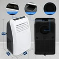 thumbnail image 6 of SereneLife SLPAC8 - 8,000 BTU Portable Air Conditioner with Dehumidifier and Fan Modes, 6 of 7