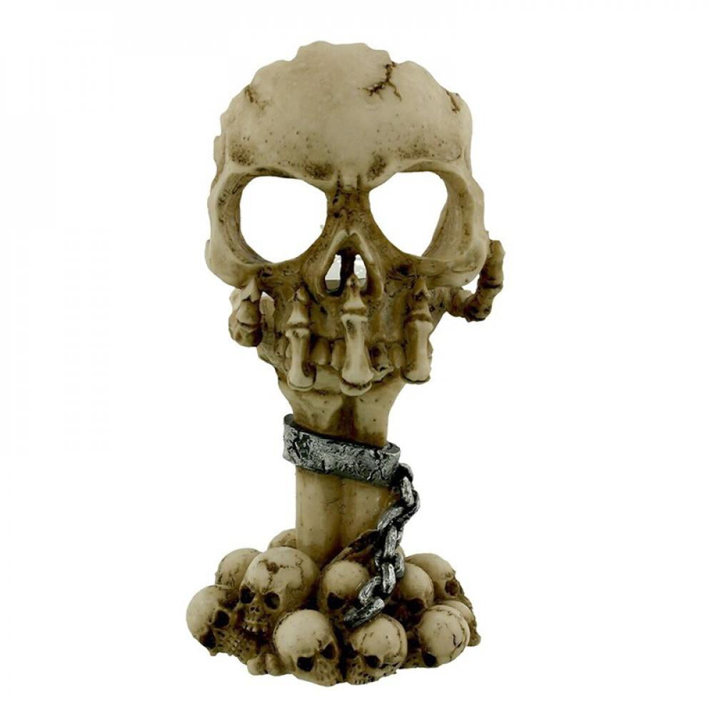 Realistic Skull Bone Tealight Goth Halloween Candle Tea Light Holder Gift Horror 