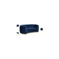 thumbnail image 2 of Meridian Furniture Julian Contemporary Velvet Loveseat in Navy, 2 of 7