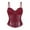 Red, variant on Kaemgyyd Corset Tops for Women Going out Lace Floral Spaghetti Strap Cami Tops Breathable Mesh Bodyshaper Party Club Corset