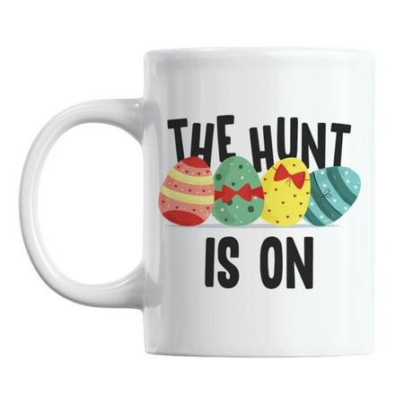 

The Hunt Is On feat. Colorful Easter Eggs Coffee & Tea Mug Cup (11oz)
