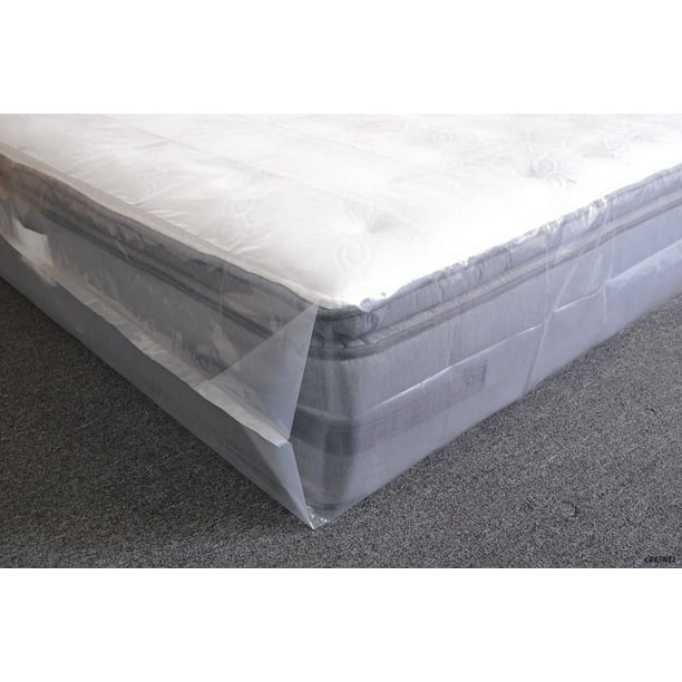 Housse de Protection Stockage et Déménagement pour Matelas avec