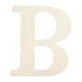 thumbnail image 1 of 17 Inch Wooden Letter,Large Blank Unfinished Wooden Alphabet Letters for Crafts, DIY Projects, Birthday, Party(Letter B), 1 of 7