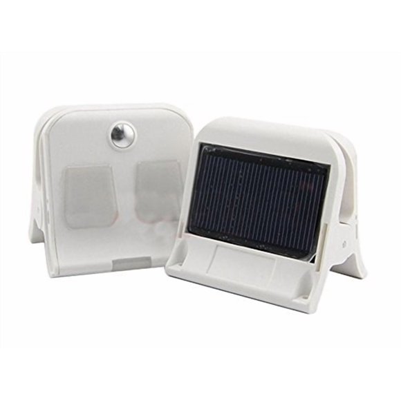 Pilotlights.net Solar Portable LED Clip-on Light Rechargeable USB Lantern Outdoor Camp Garden Lamp