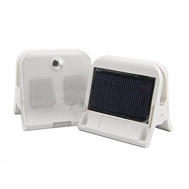 Pilotlights.net Solar Portable LED Clip-on Light Rechargeable USB Lantern Outdoor Camp Garden Lamp
