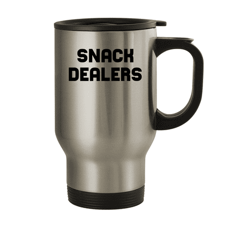 

Snack Dealers - 14oz Stainless Steel Travel Mug Silver