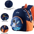 thumbnail image 3 of Mochila Escolar Kinder SQbags Astronauta 3d, 3 of 4