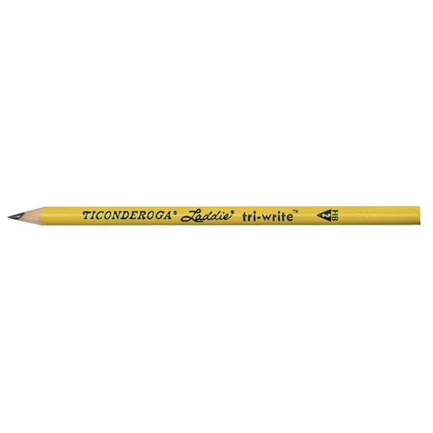 Ticonderoga Laddie TriWrite Graphite Pencil, Multiple Types, No 2 Tip