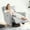 Pale Grey, variant on Power Recliner Rocking Chair Nursery Gliders, Electric Swivel Rocker Recliner Chair, Comfy Upholstered Living Room Reclining Chairs with Lumbar Support