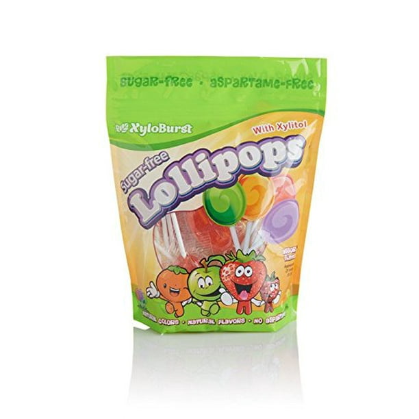 Xyloburst SugarFree Xylitol Candy Lollipops Suckers Made With Natural