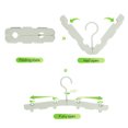 thumbnail image 6 of 6 Pcs Foldable Travel Hangers Folding Clothes Hangers Clothes Drying Racks for Daily Travel Camping, 6 of 8