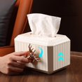thumbnail image 2 of serony Napkin Paper Holder Deer Head Sculpture Tissue Box for Countertop White, 2 of 9