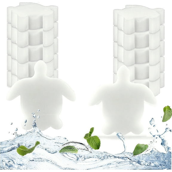 10PCS Pool Sponge Oil Absorber, Pool Scum Absorber, Hot Tub Scum Absorber Filter, Turtle Oil Scum Absorber for Swimming Pools and Spas
