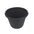 thumbnail image 4 of Homz Seau de Rangement Utilitaire en Plastique de 17 Gallons avec Poignée en Corde, Noir, Lot de 2, 4 of 7