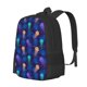 thumbnail image 1 of Balery Jellyfish colorful Mochila para hombre y mujer - Tela Oxford 600D resistente - Gran capacidad, resistente al agua, ideal para la escuela, viajes y senderismo, 1 of 6