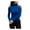 Blue, variant on RMGVDSD Fashion Womens Turtleneck Long Sleeve Cotton T-Shirt Casual Tops Lace Blouse Solid Color Casual Classic Soft Sweater /Black