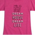 thumbnail image 3 of Barbie - Dream House Dream Life - Toddler And Youth Girls Short Sleeve Graphic T-Shirt, 3 of 5