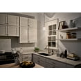 thumbnail image 6 of Kichler Winslow Contemporary 1 Light Brushed Nickel Mini Pendant Light with Clear Seeded Glass, 6 of 9