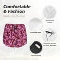 thumbnail image 6 of Haiem Orchids Flowers Women's 2 in 1 Running Shorts - Lightweight Athletic Workout Gym Yoga Breathable Sports Shorts Liner with Phone Pockets-XX-Large, 6 of 9