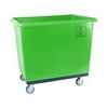 R&B Wire Products 4608GRN 8 Bushel Standard Poly Truck All Swivel Casters, Green - 35.75 x 24.5 x 29.25 in.