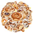 thumbnail image 2 of 35pcs-70pcs Delicious Stickers Stationery Bakery Stickers PVC Dessert Stickers for Luggage Laptop Fridge, 2 of 9