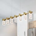thumbnail image 5 of VONN Sorrento 40" ETL Certified Integrated LED Aluminum Chandelier-Antique Brass, 5 of 13