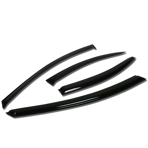 DNA Motoring WVS-T2-0089 For 2000 to 2005 Dodge Neon Sedan 4pcs Window Vent Visor Deflector Rain Guard (Dark Smoke) 01 02 03 04