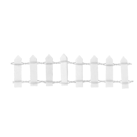 Desktop Ornament Wood Fence Miniature Garden Home Decoration DIY Craft Micro Design for Unique Indoor