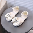 thumbnail image 2 of Splozh Dress Shoes for Toddler Girls Sandals Summer Casual Dress Shoes Soft Sole Party, Wedding Princess Sandals Beige,US 9, 2 of 7