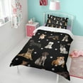 thumbnail image 4 of Dog Breeds Duvet Cover and Pillowcase Set for Single Bedding, Bedroom Accessories for Kids Teens, 4 of 5