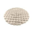 thumbnail image 2 of Bathroom Rugs Area Rug Round Rug Contemporary Entry Rug Comfortable Floor Mat Doormat for Bedroom Porch Hallway Dorm Home Decoration Area Rug Beige 40x40cm, 2 of 6