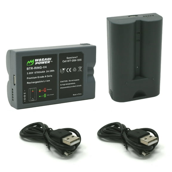 Wasabi Power Battery for Ring V4 (2-Pack)