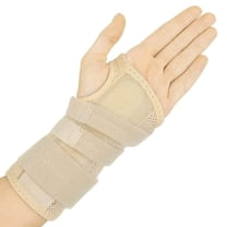 Vive Carpal Tunnel Wrist Brace - Right & Left, Compression Hand Support Splint, Beige