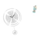 thumbnail image 1 of Reloj De Pared Acrílico Con Números Arábigos Grandes Y Figura De Mujer Playera De Resina Para Cocina, Estudio, Sala De Estar, Decoración Rústica., 1 of 8