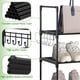 thumbnail image 2 of 5 Niveles Zapatera Organizador Madera, Zapateros Organizador de Acero Inoxidable, Ancho Ajustable, Almacenar y Guardar Los Zapatos para Entrada, Puerta, Dormitorio, Guardarropa, 2 of 9