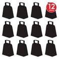 thumbnail image 4 of Cowbells Beistle Black Metal de 4 cm, paquete de 12 unidades, para eventos, 4 of 5