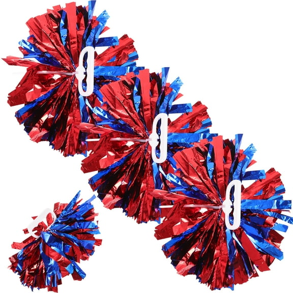 4 Pcs Cheer Stick Cheerleaders Cheerleading Pompoms 22.00X20.00X15.00CM