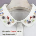 thumbnail image 4 of LoudSung False Collar Detachable Half Shirt Blouse Classical Fake Collar Embroidery Designs for Women Girls, 4 of 9